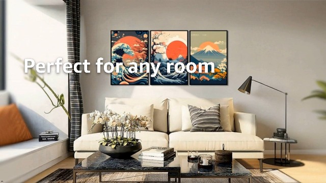Amazon.com: HOYXHKMT 3Pcs Japanese Wall Art Japanese Fuji Wall